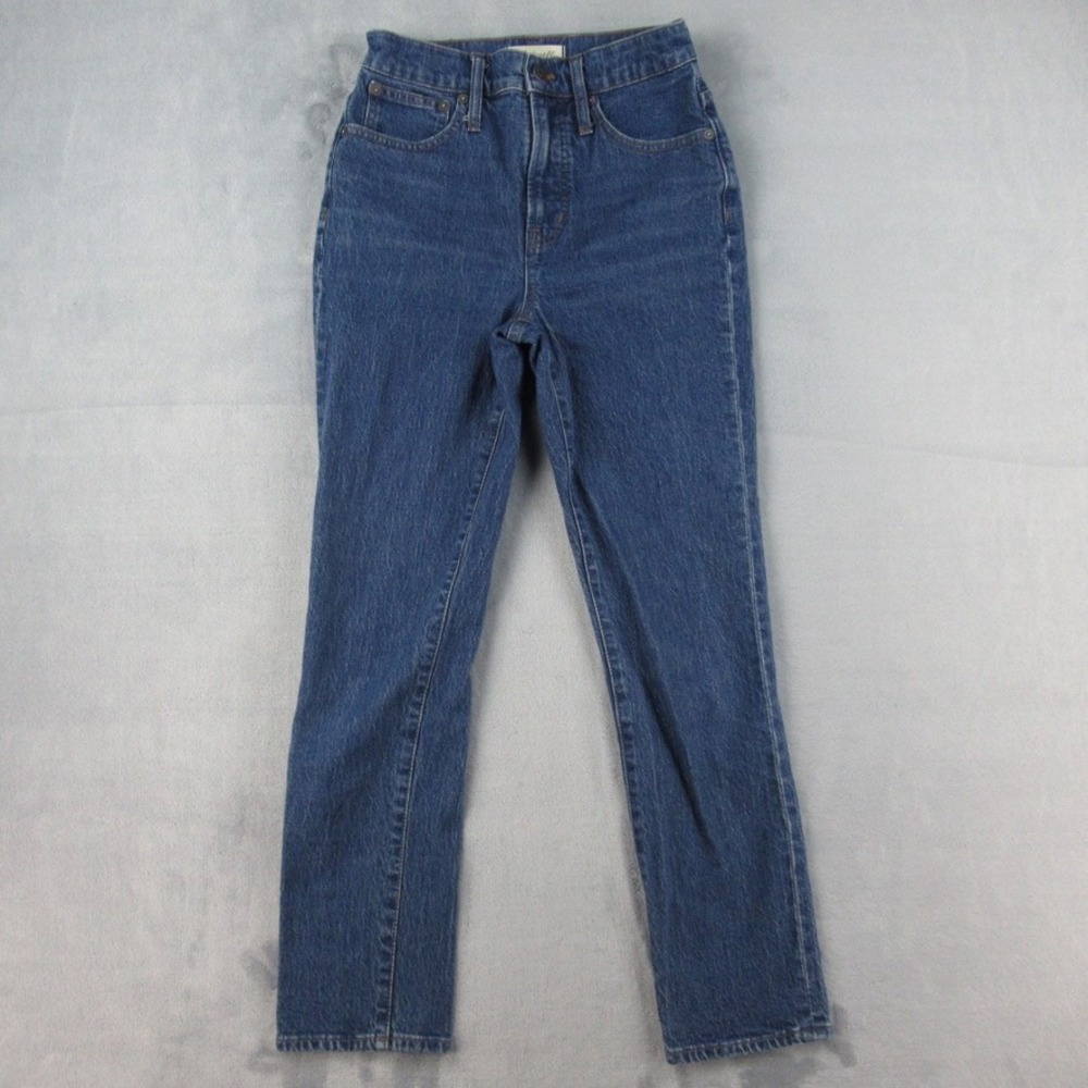 Madewell The Perfect Vintage Jean Size 25 High Rise Tapered Blue Denim CKP4662